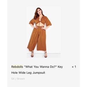 Rebdolls Brown Romper